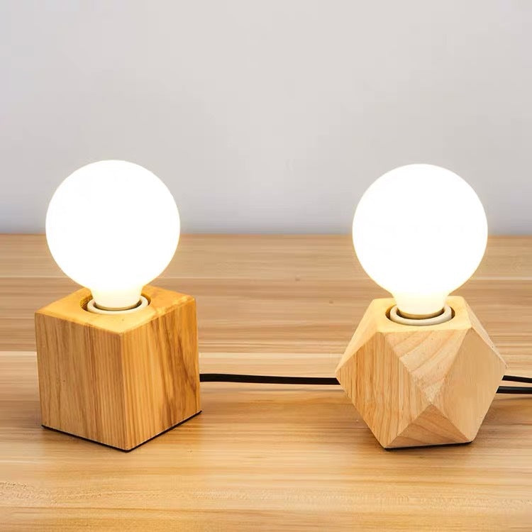 Wood Table Lamp